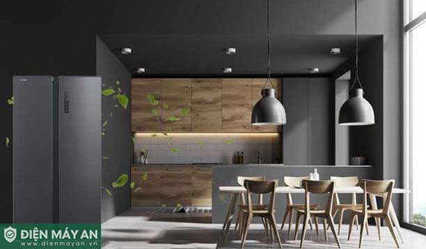 Tủ Lạnh Side By Side Toshiba Inverter 555 Lít GR-RS696WI-PMV(60)-AG - thiết kế